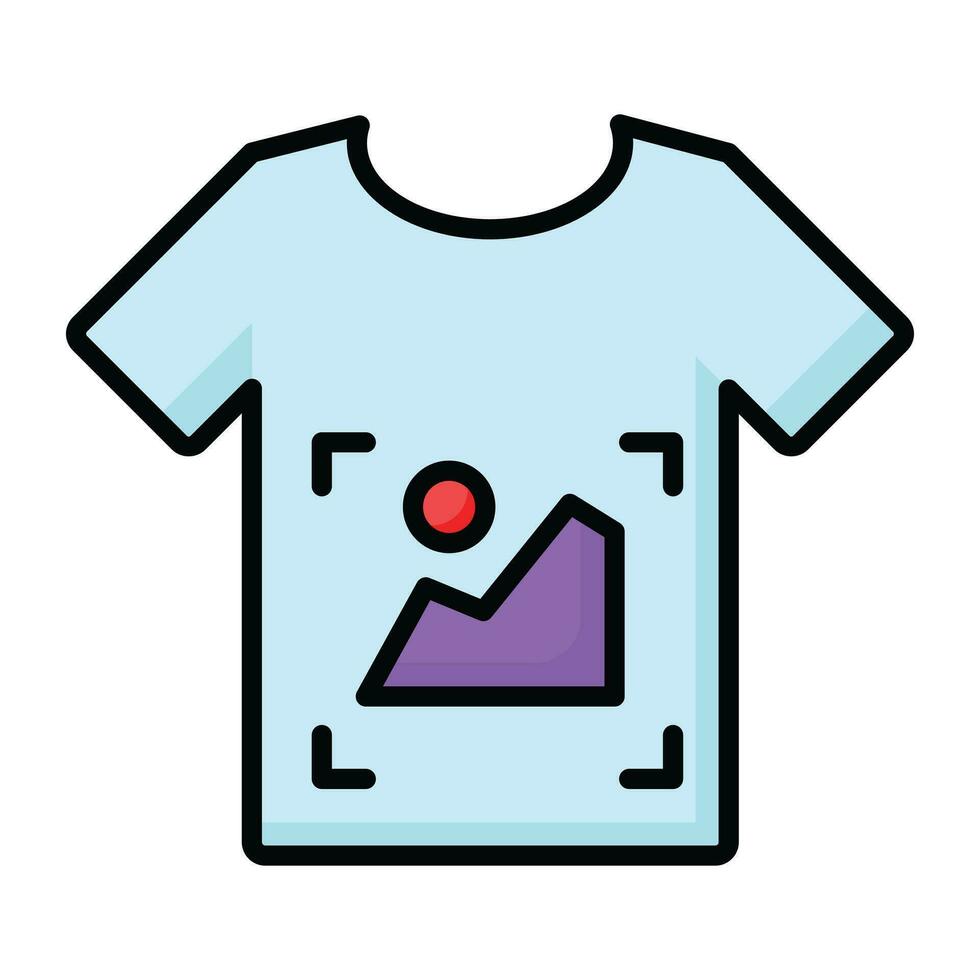 An Amazing icon of t shirt design, t shirt printing vector design