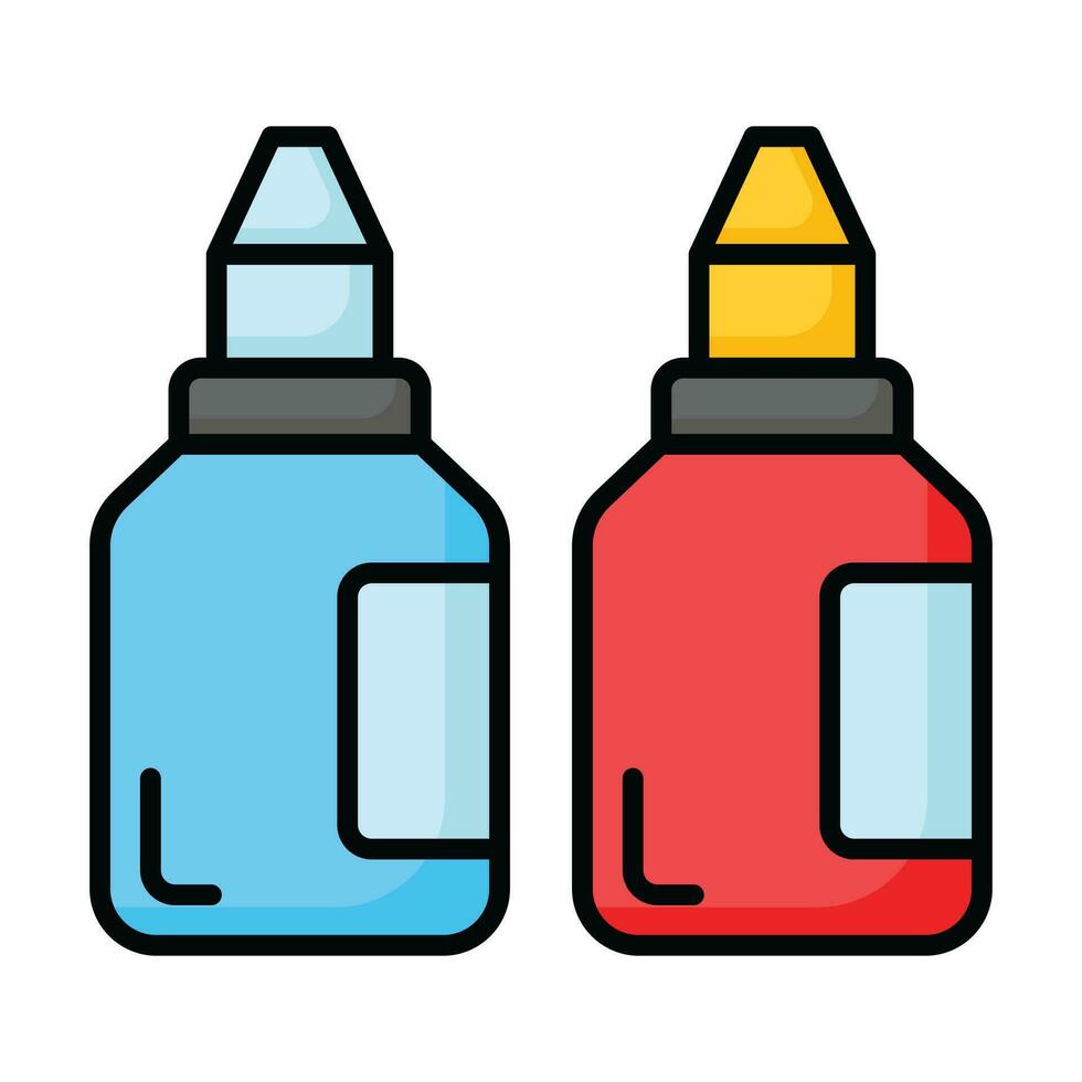 Check this beautiful vector of paint tubes in editable style, ready to use icon