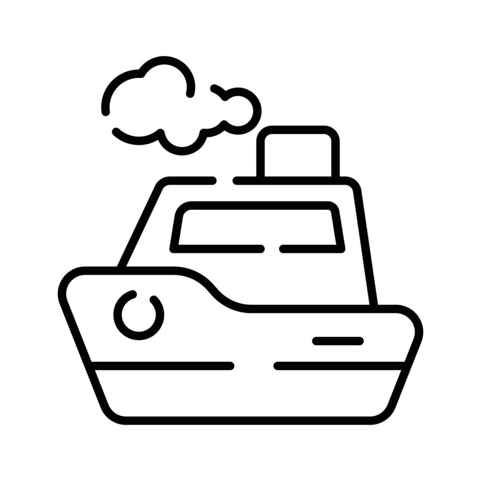 Grab this amazing icon of toy boat in trendy design style vector