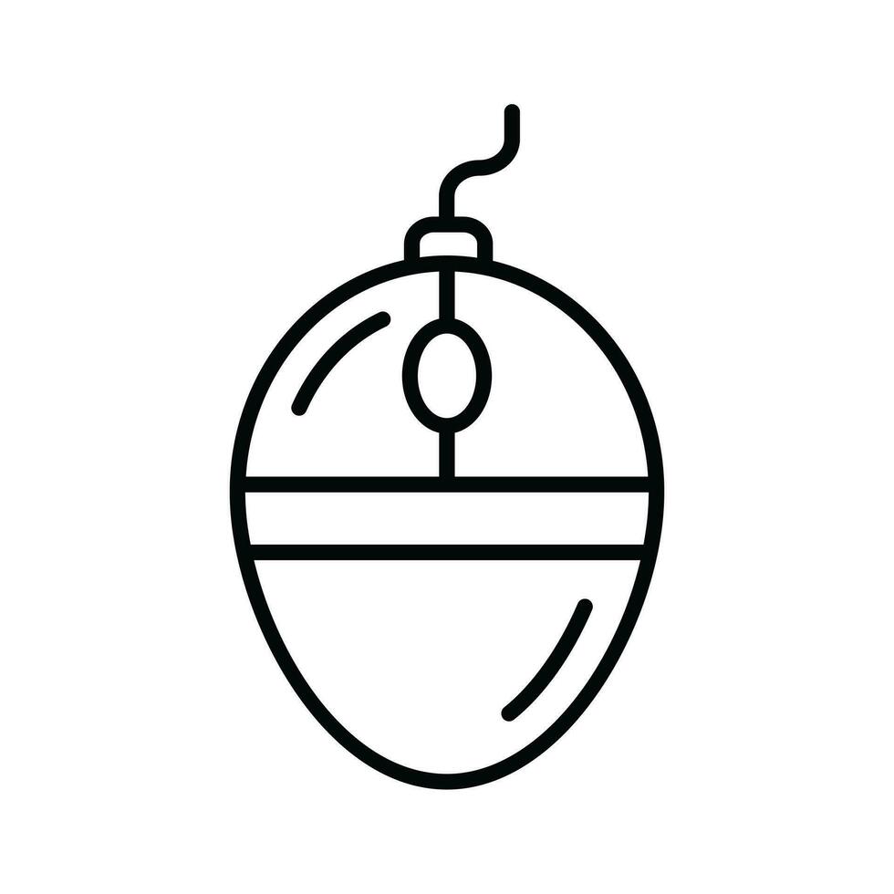 Modern and trendy style icon of mouse, ready to use icon, computer hardware vector