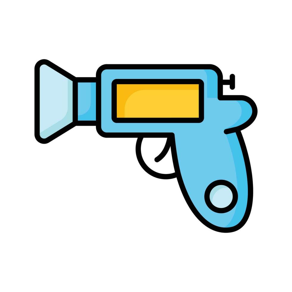 Check this carefully crafted kids toy gun vector design, ready for premium use