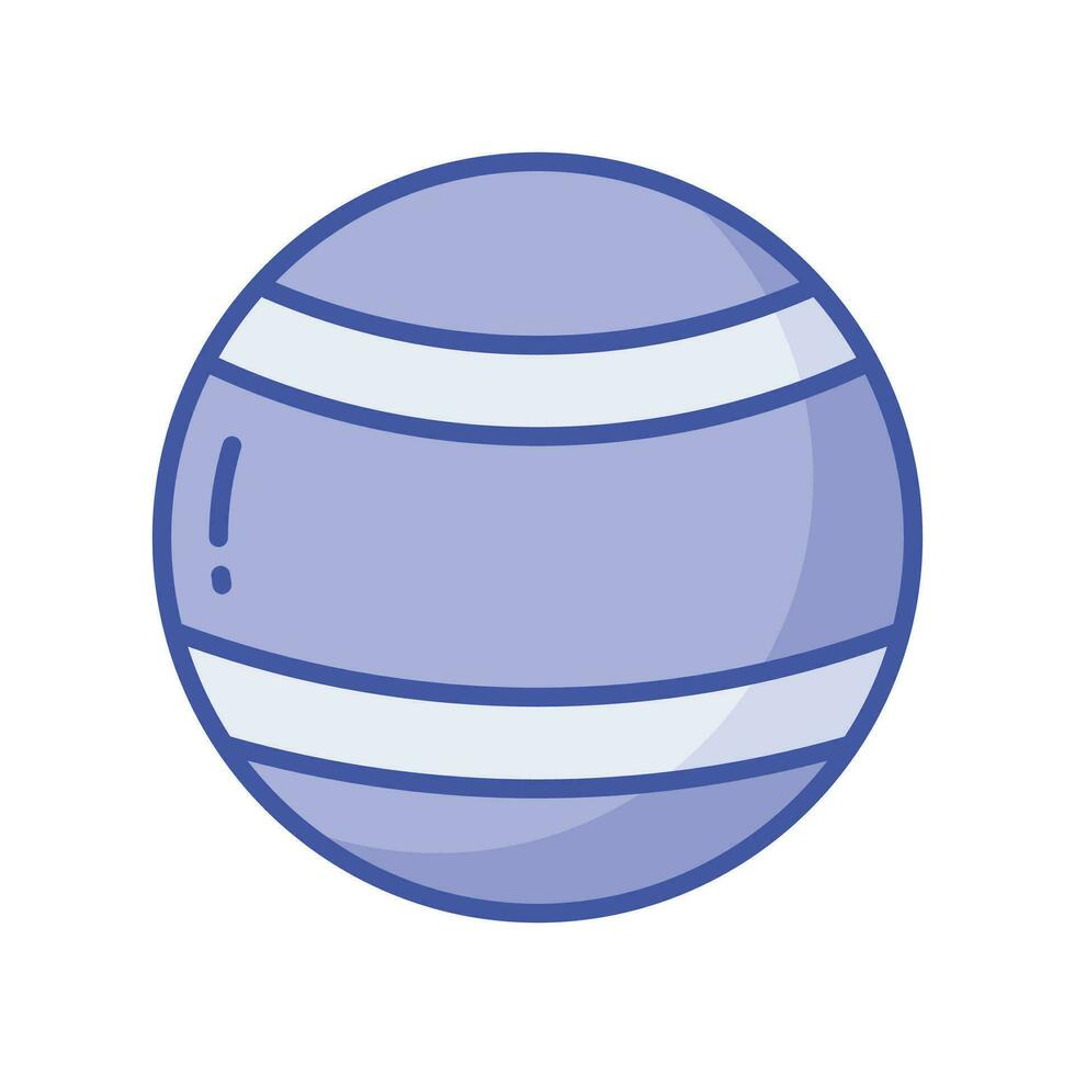 Check this amazing icon of playing ball, kids plaything vector