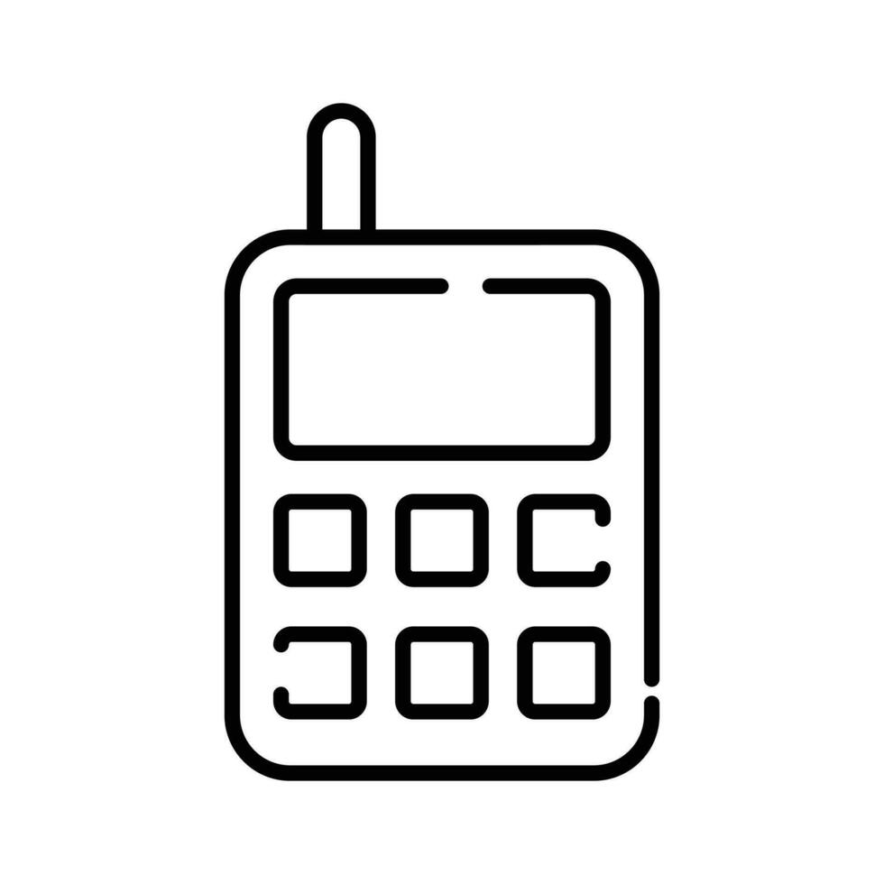 Toy phone vector design in trendy design style, ready to use icon