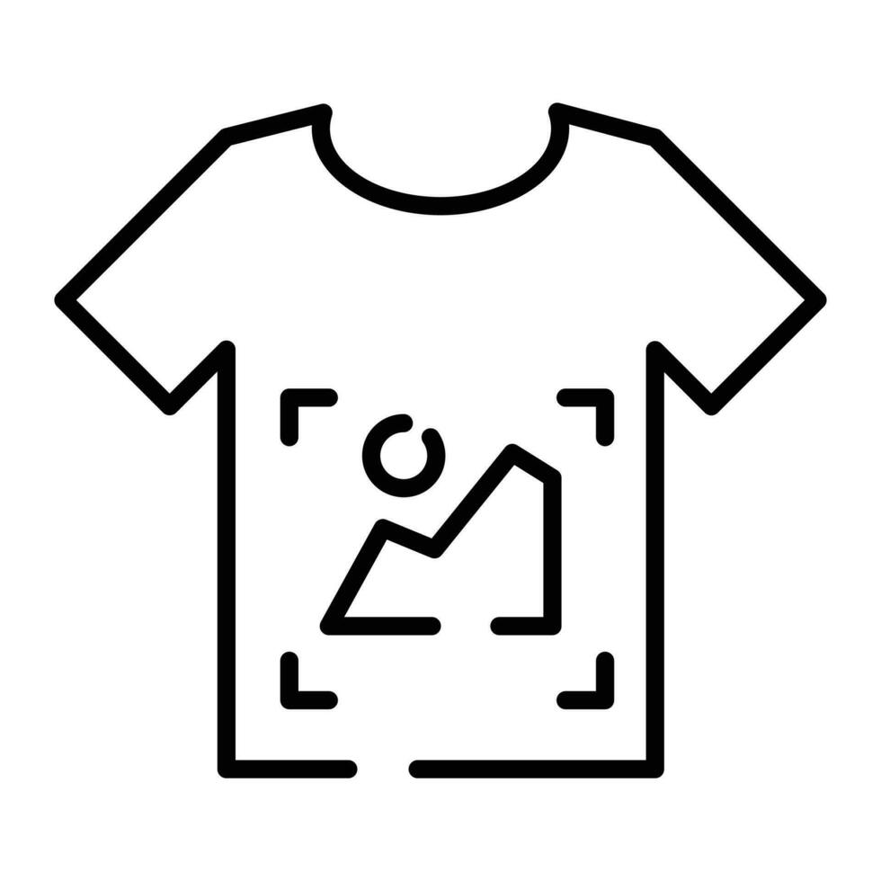 An Amazing icon of t shirt design, t shirt printing vector design