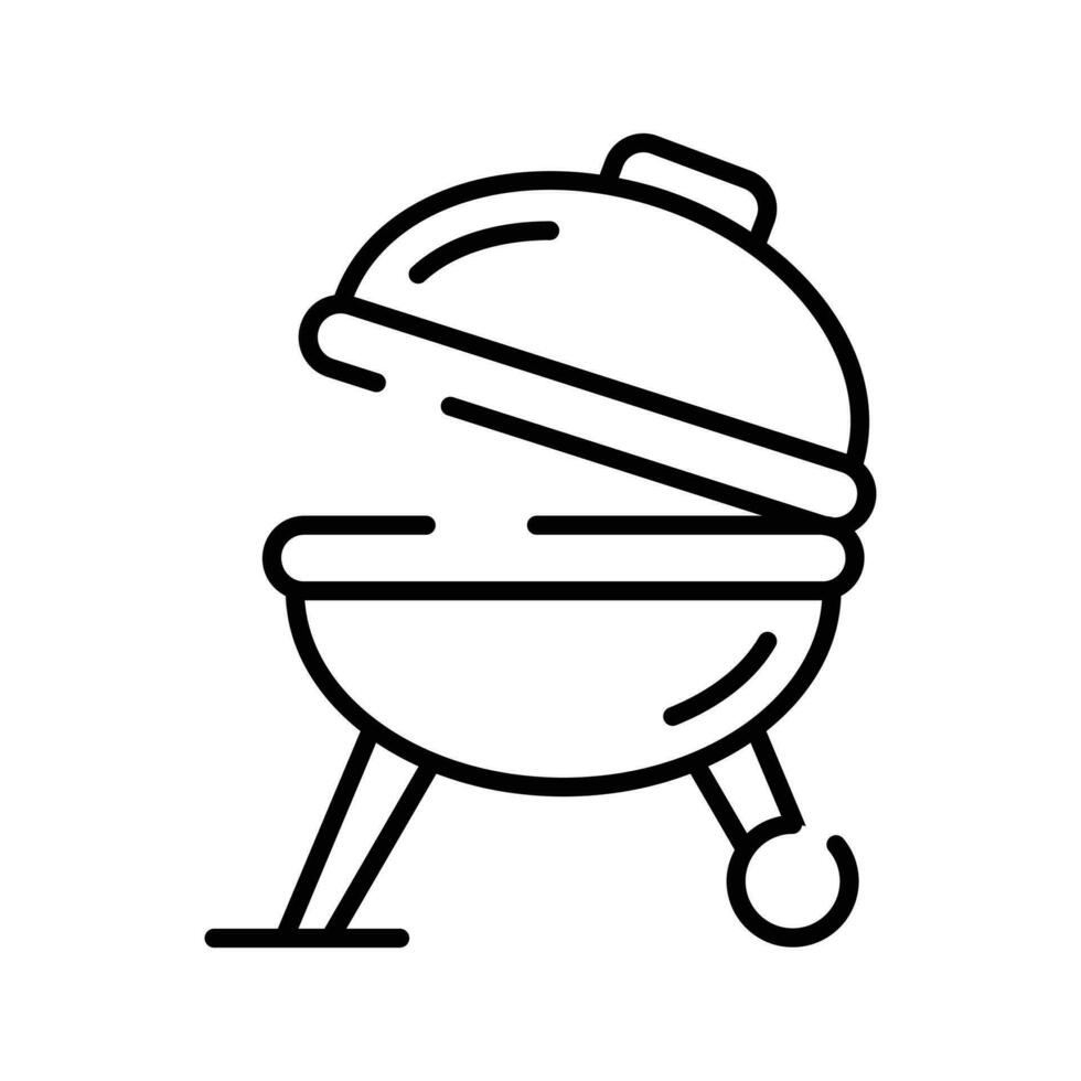 An amazing Bbq grill vector design in modern style, easy to use icon