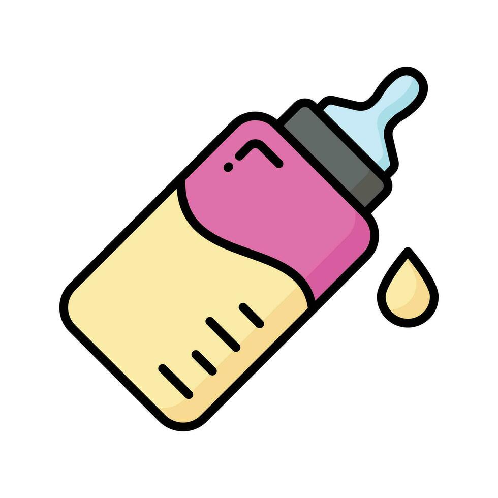 Check this beautiful icon of feeder in modern style, milk feeder bottle vector