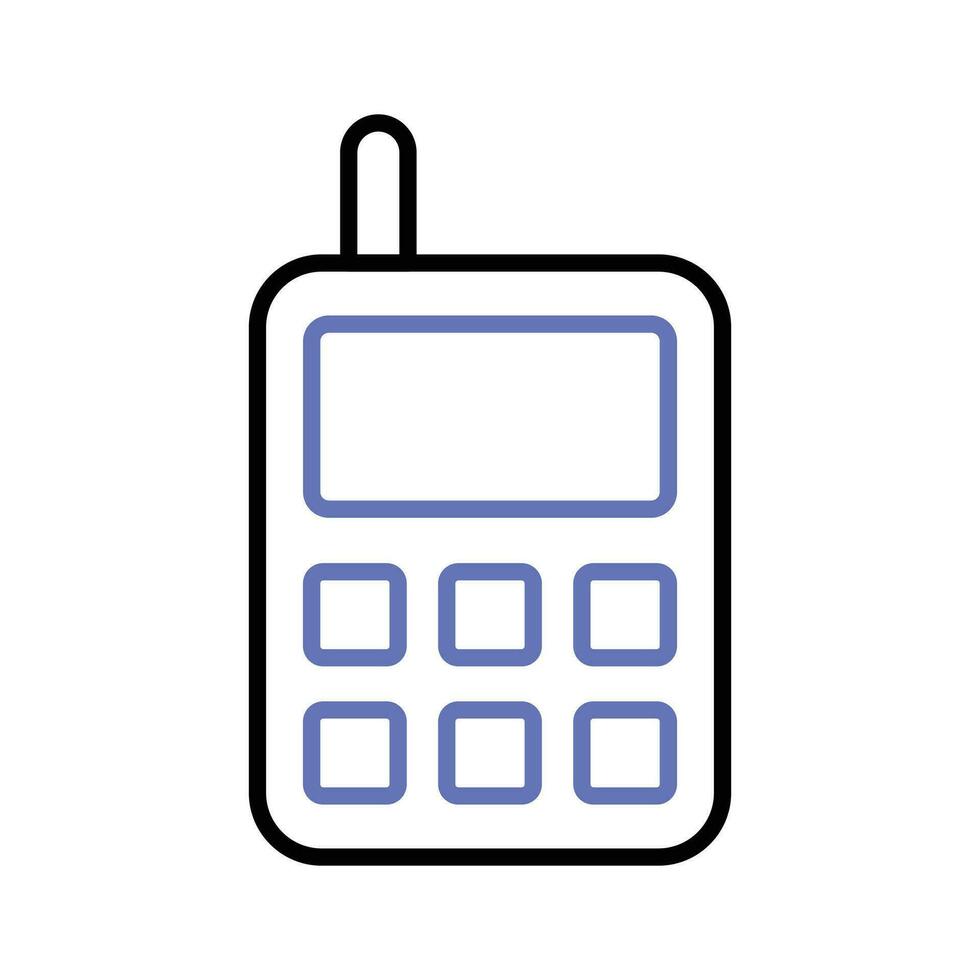 Toy phone vector design in trendy design style, ready to use icon