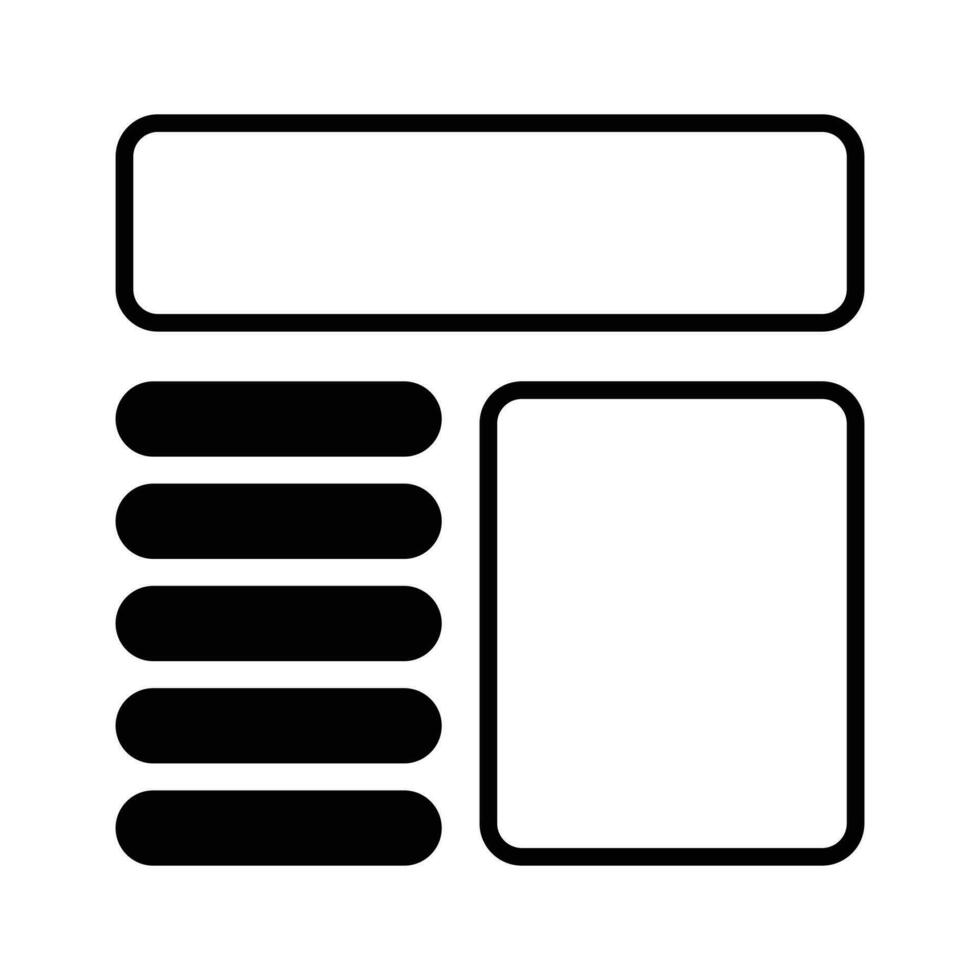 Take a look at this beautifully designed website wireframes, wireframing, layout, template icon vector