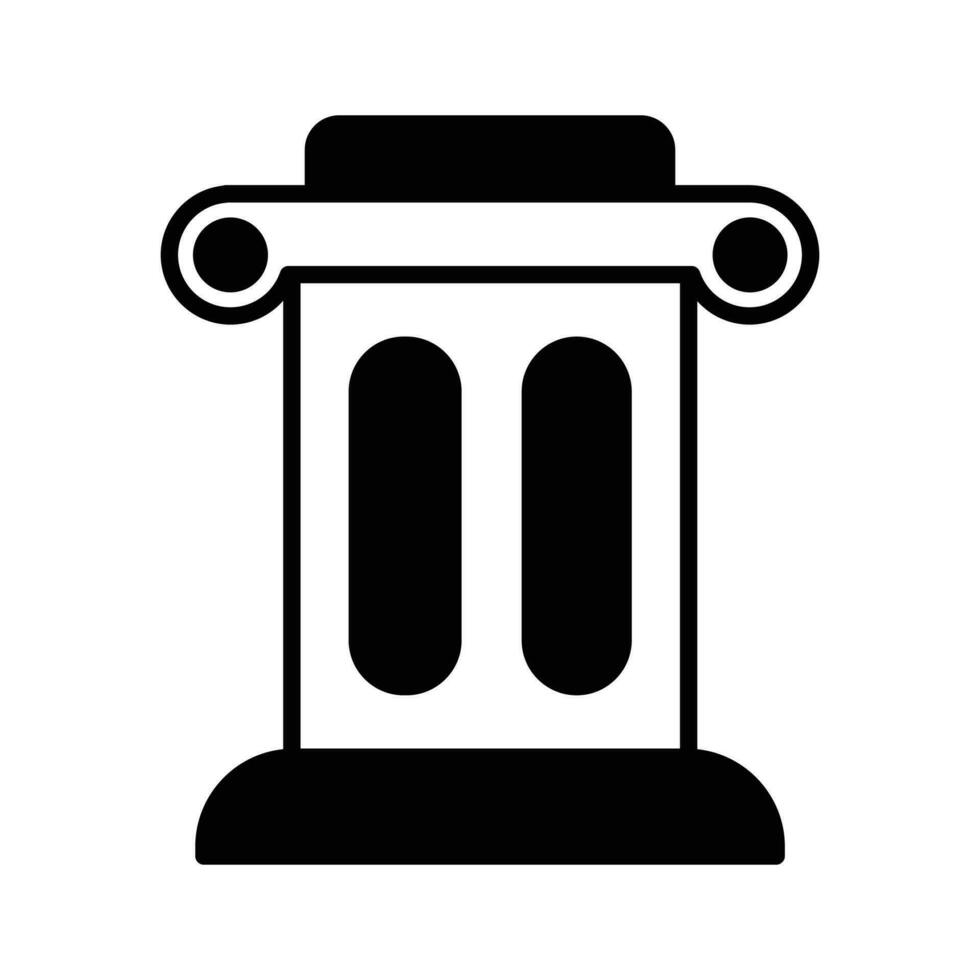 Download this premium icon of roman and greek antique column, ready to use vector