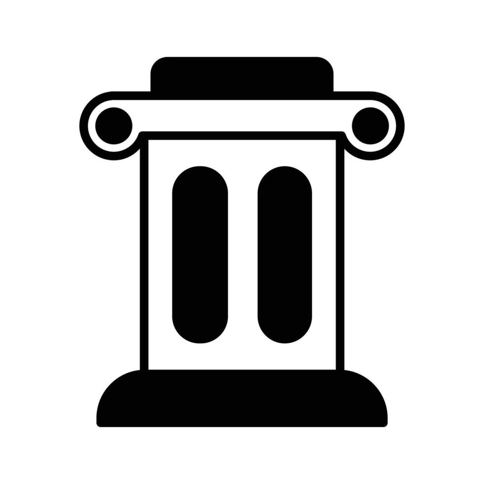 Download this premium icon of roman and greek antique column, ready to use vector