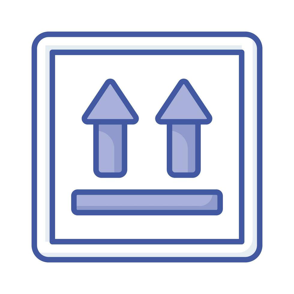 Upward arrow vector design concept of side up icon