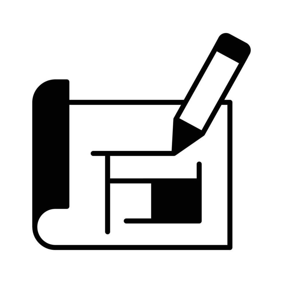 Premium icon of drafting in trendy design style, amazing vector