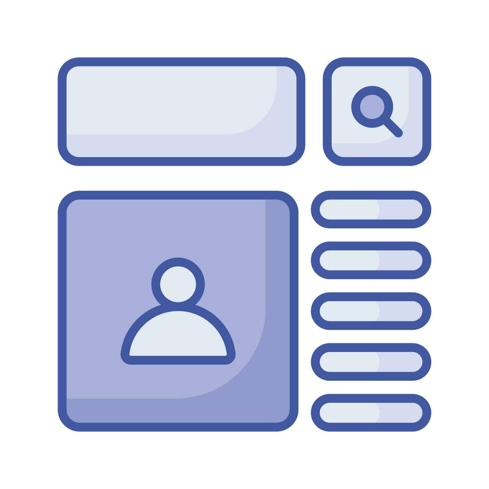 Take a look at this beautifully designed website wireframes, wireframing, layout, template icon vector