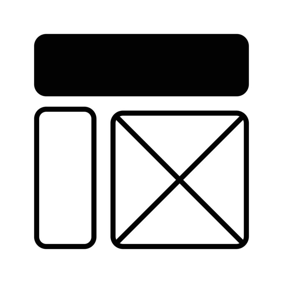 Take a look at this beautifully designed website wireframes, wireframing, layout, template icon vector