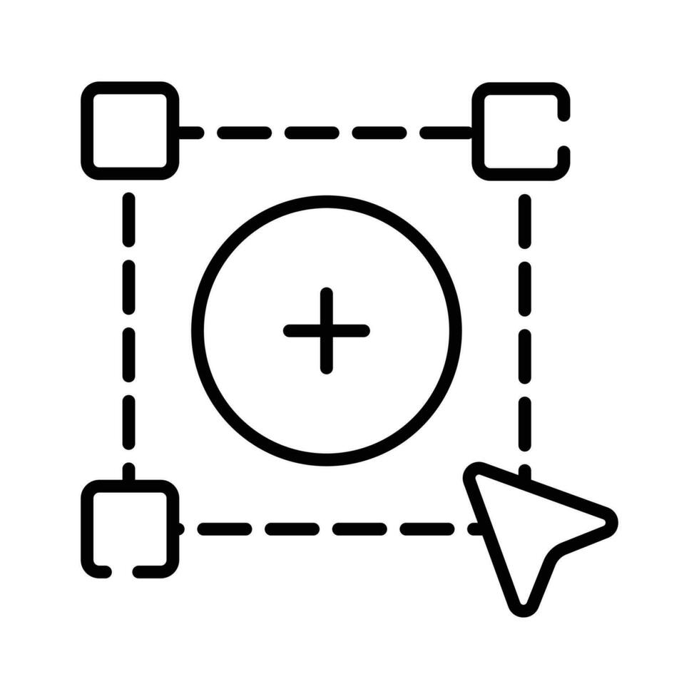 An amazing icon of add button in modern design style vector