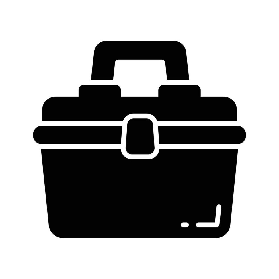 Check this carefully crafted icon of portable cooler, beach box vector design