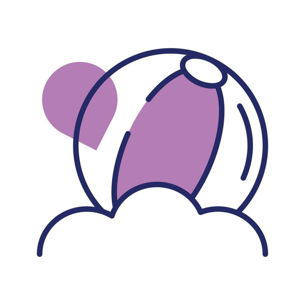 Beach ball vector design, for summer and beach, leisure and fun time