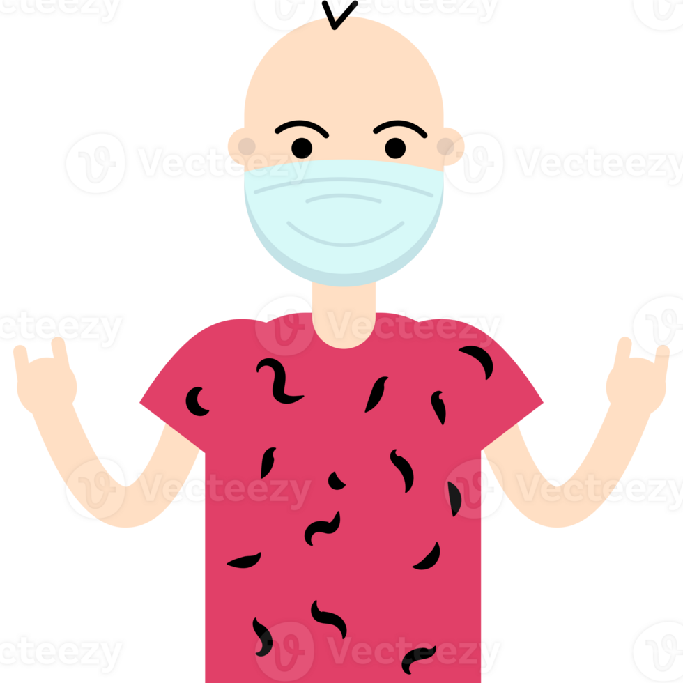 coronavirus cartoon illustration png