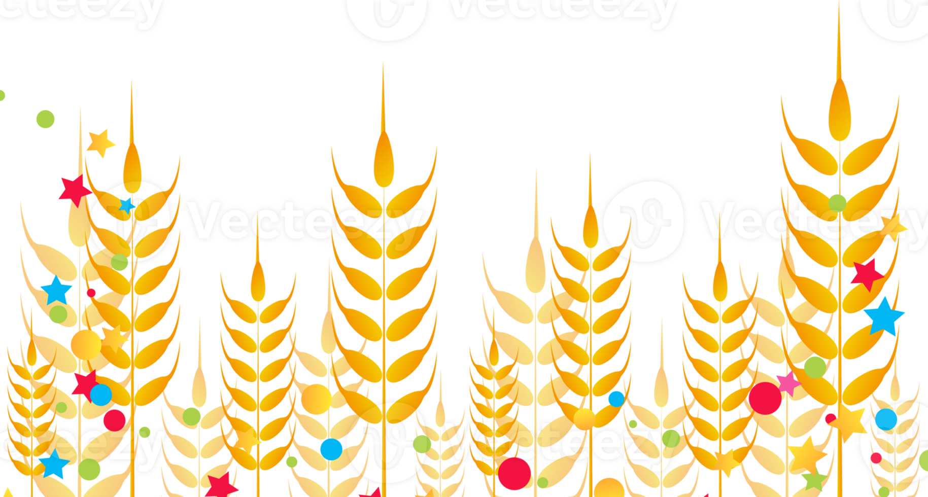 wheat harvest illustration png