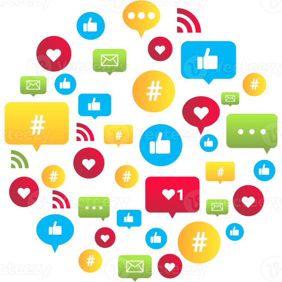 Social-Media-Illustration png