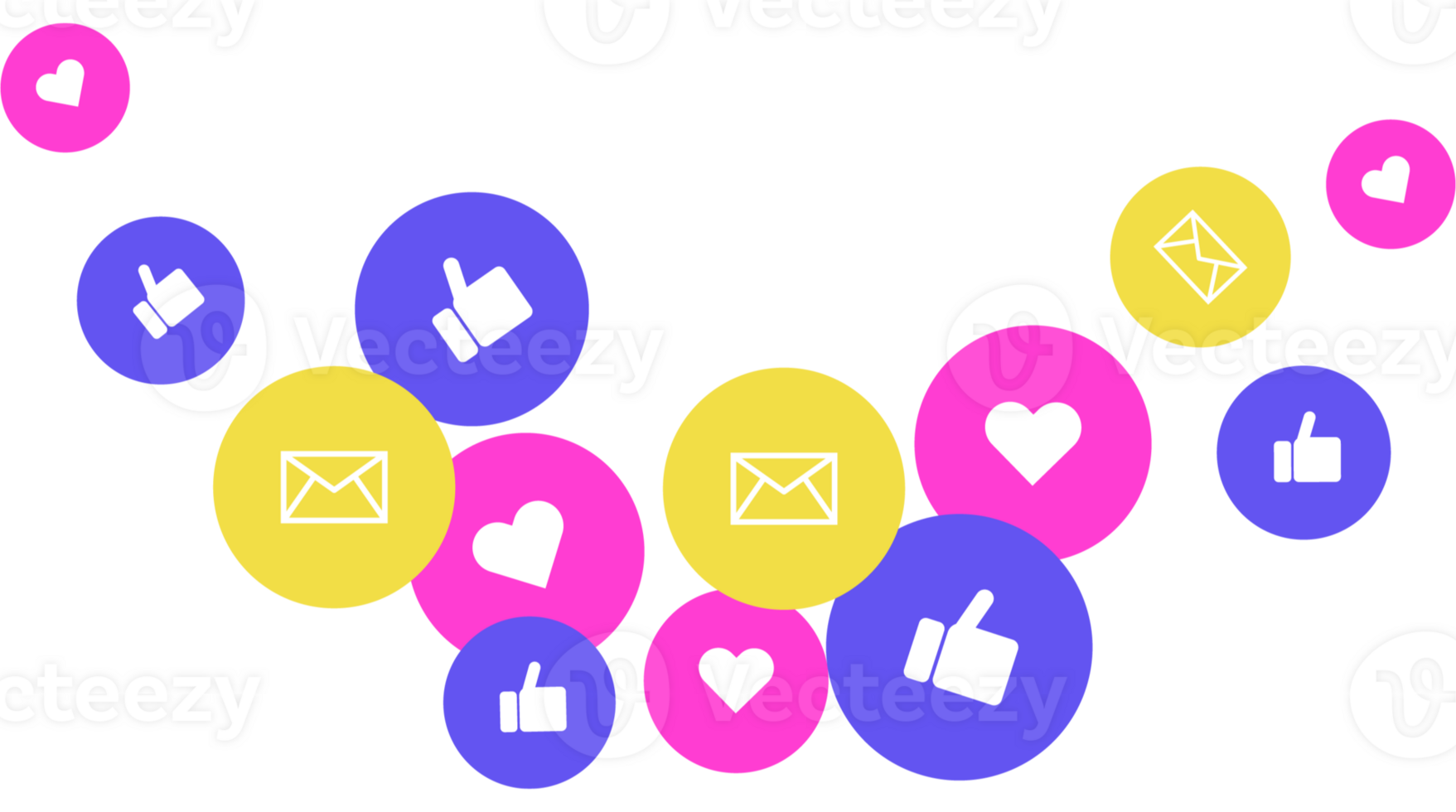 social media illustration png