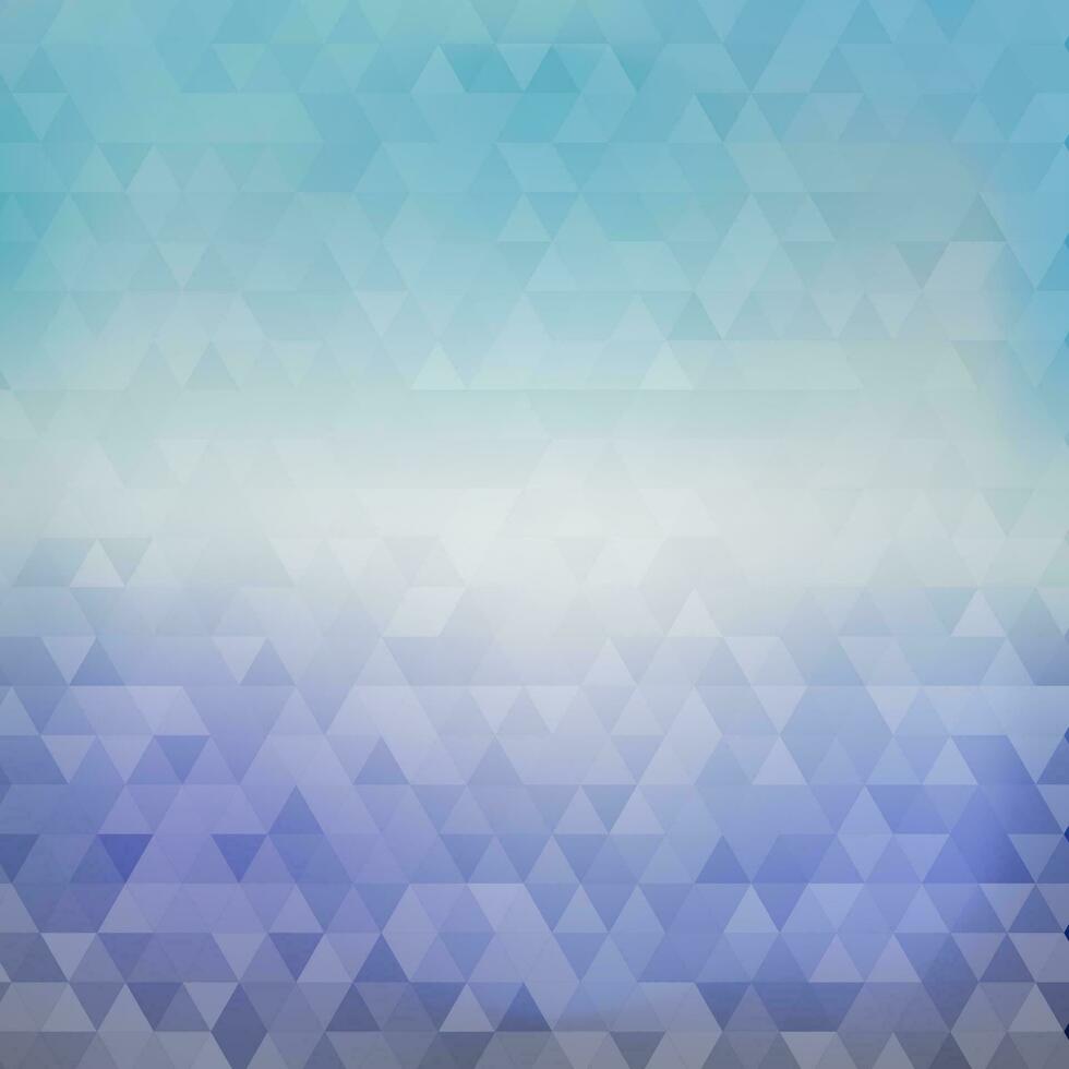 Abstract mosaic background white cyan blue color vector