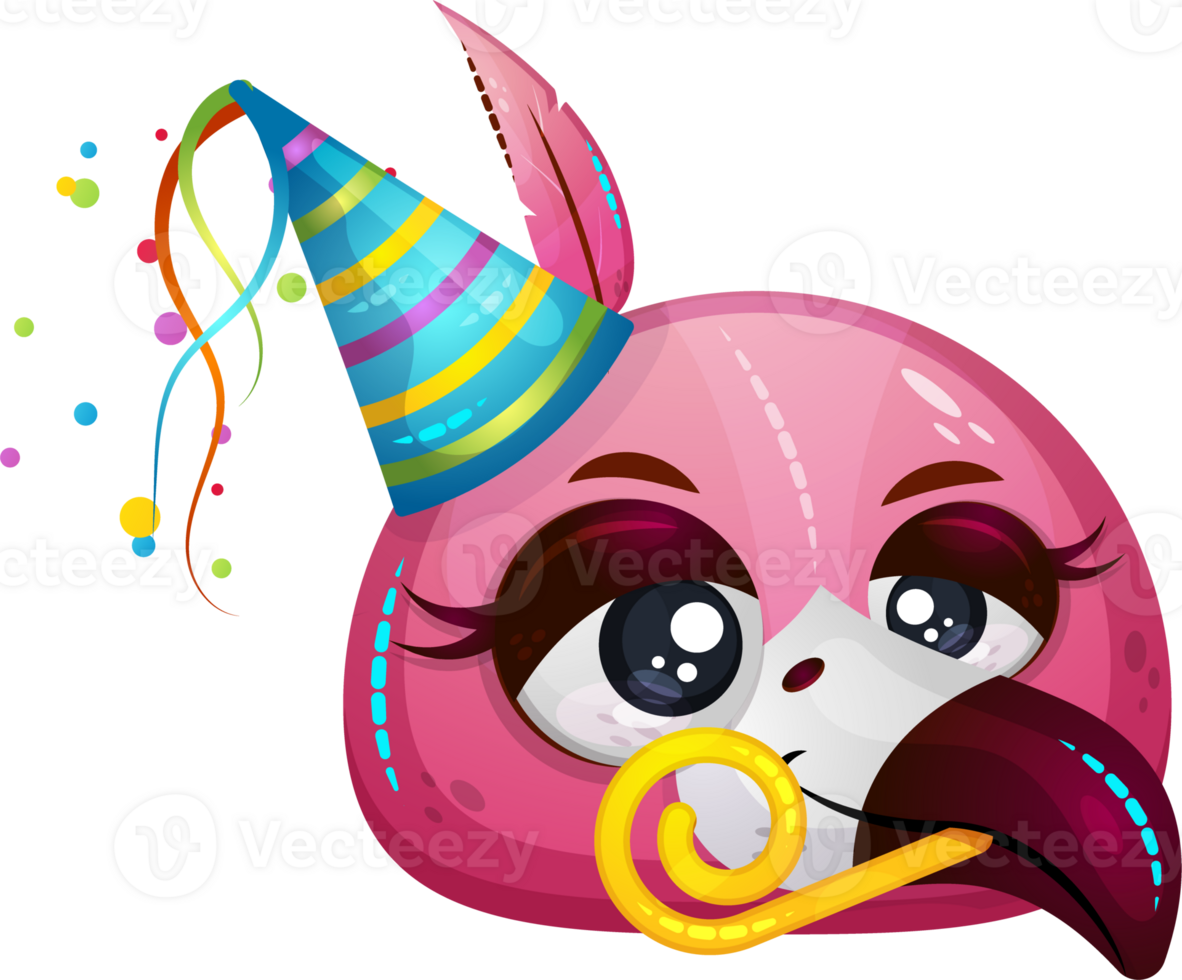cute flamingo illustration png