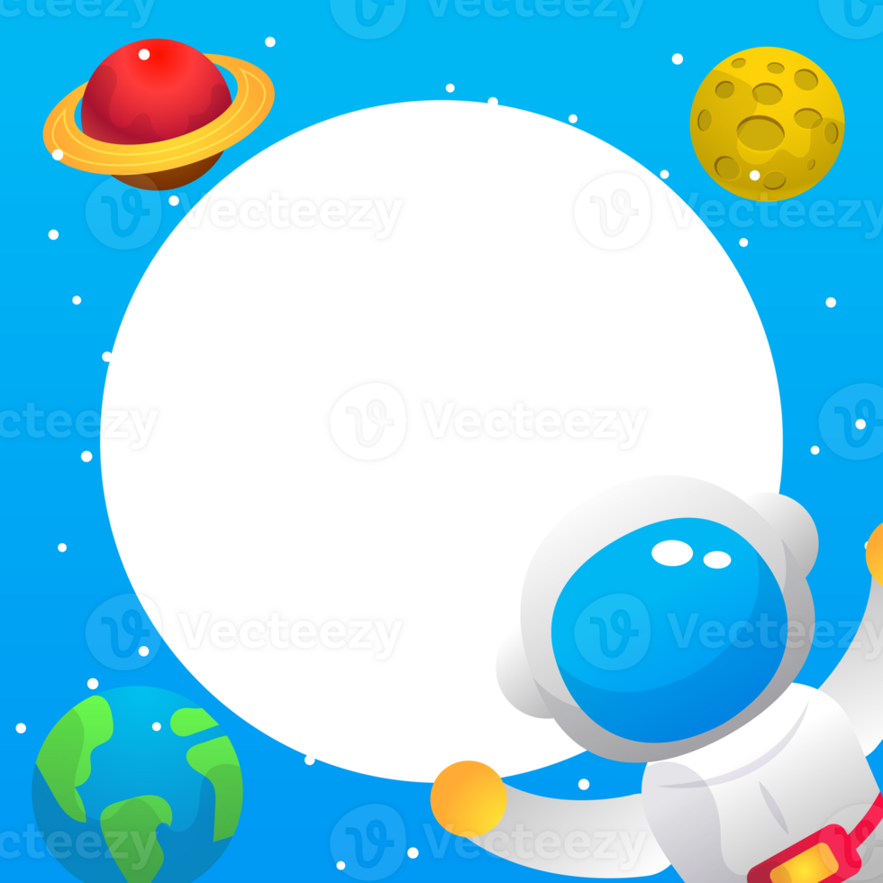 Astronaut cartoon illustration png
