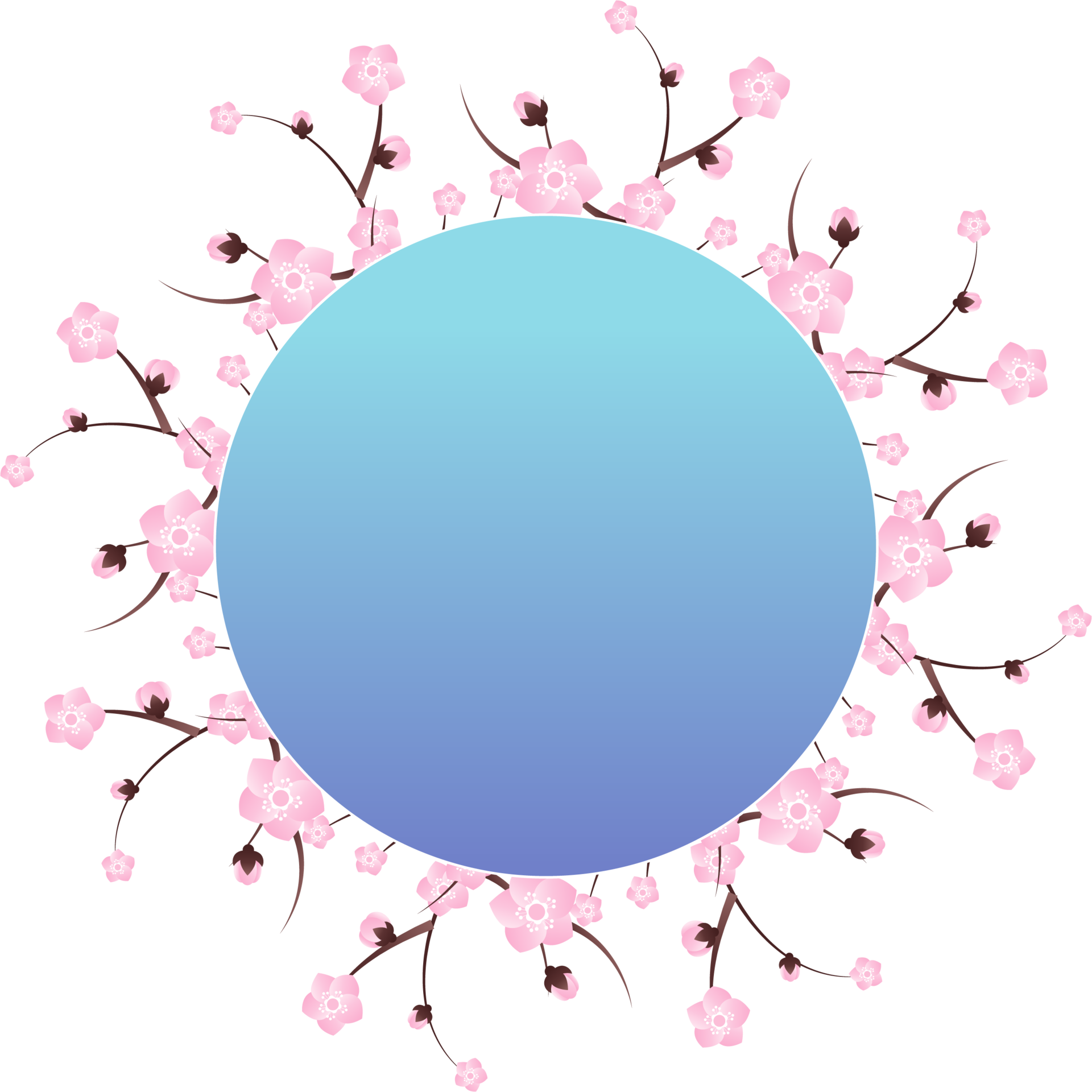 peach flowers illustration 35630563 PNG