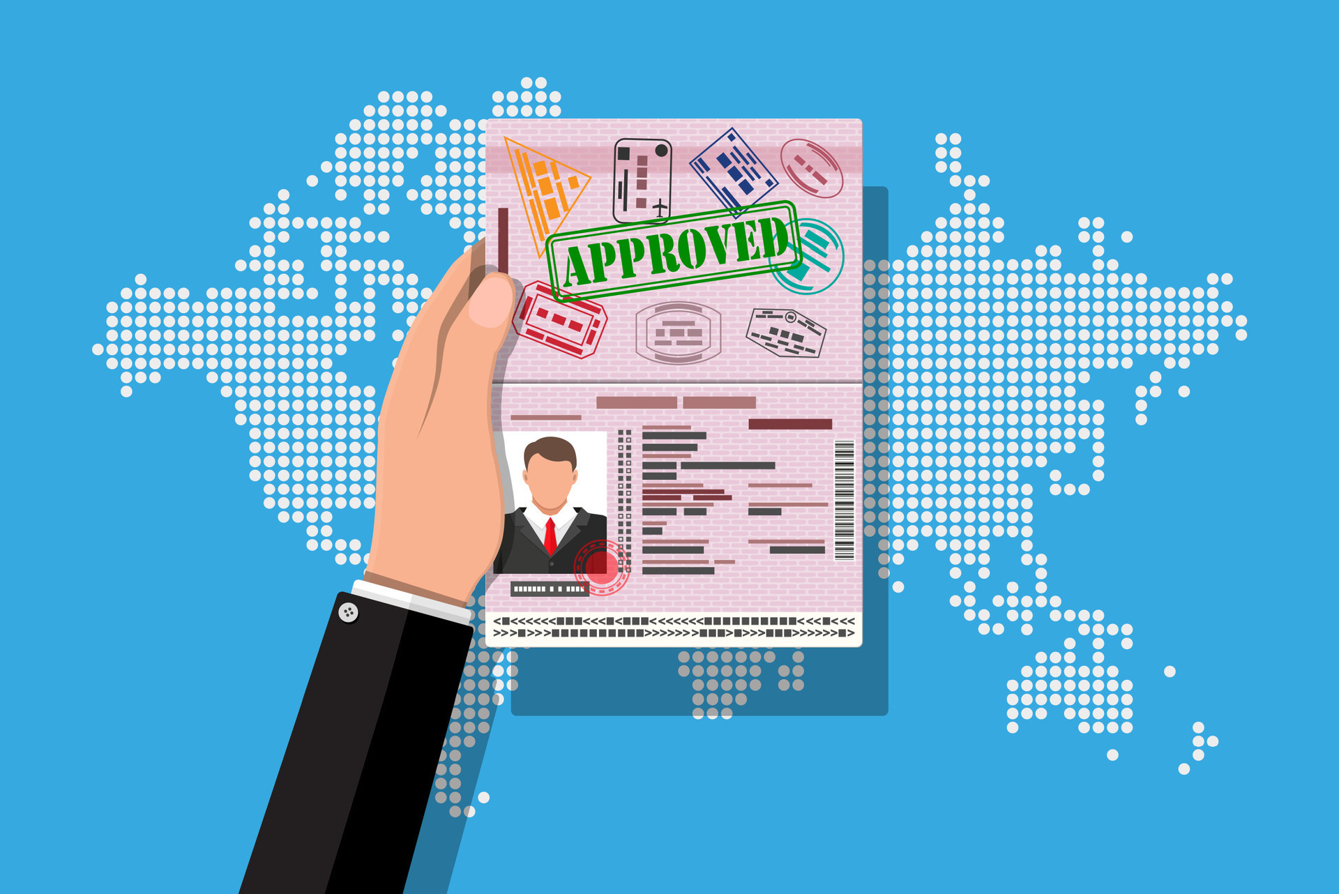 ID Card Icon Identity Card National Id Card Passport Card With Visas id-card-icon-identity-card-national-id-card-passport-card-with-visas