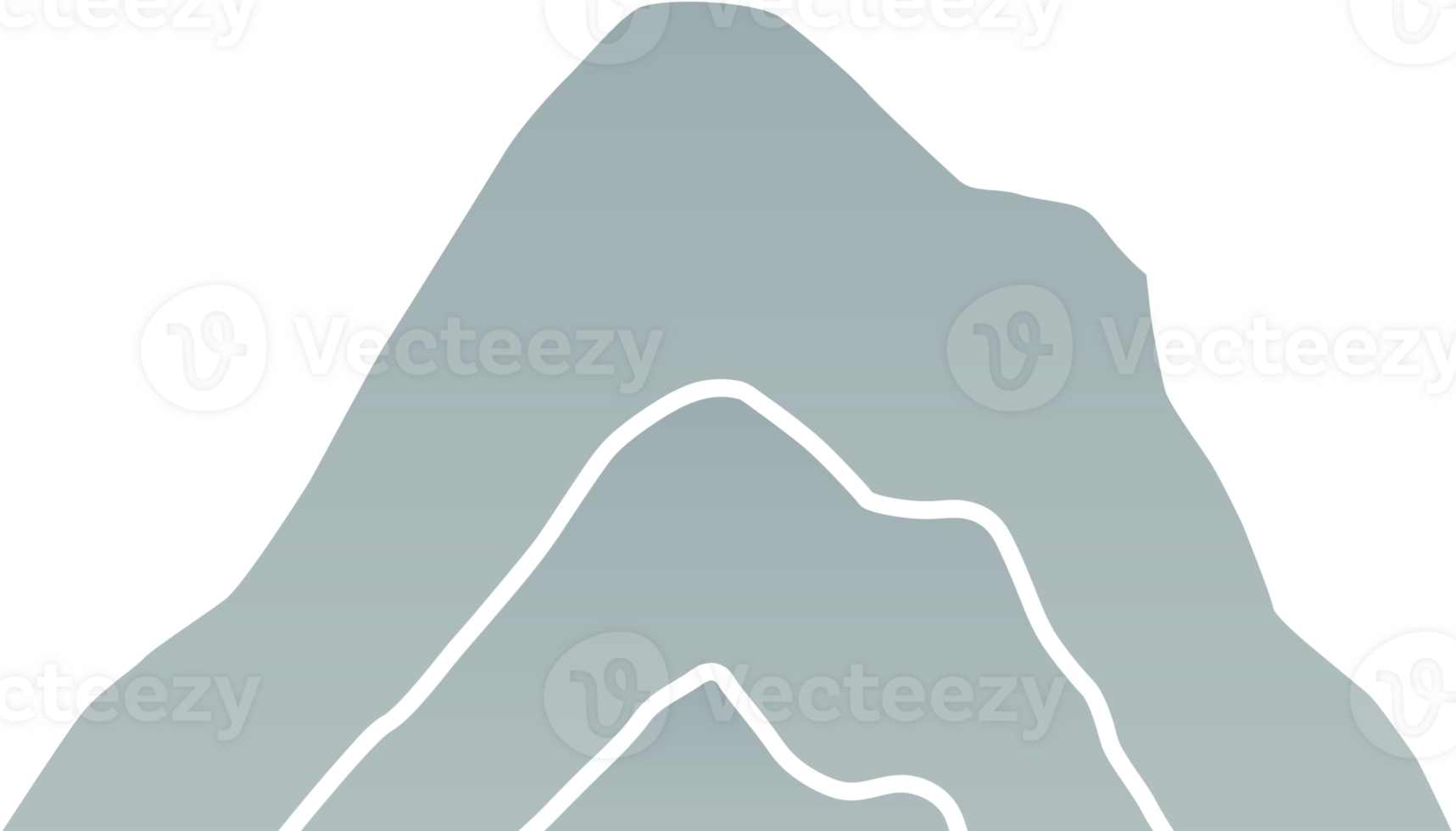 a traditional mountain png