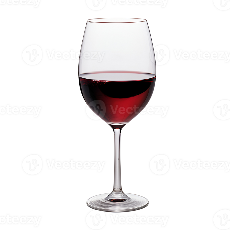 AI generated Glass of Wine No Background Applicable to Any Context Print On Demand Merchandise png