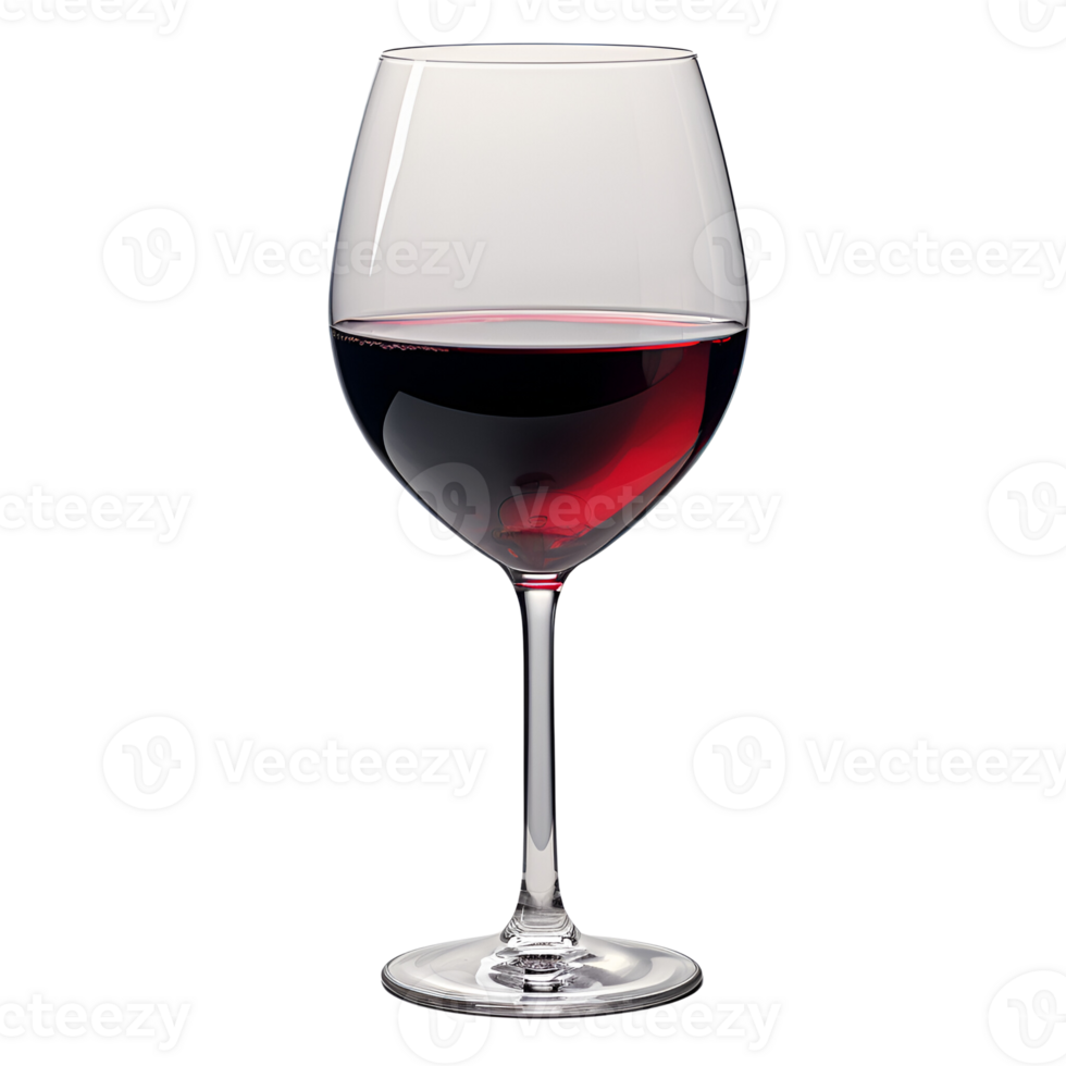 AI generated Glass of Wine No Background Applicable to Any Context Print On Demand Merchandise png