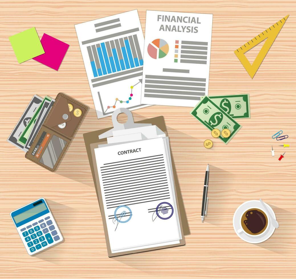 Financial Planning Concept vector
