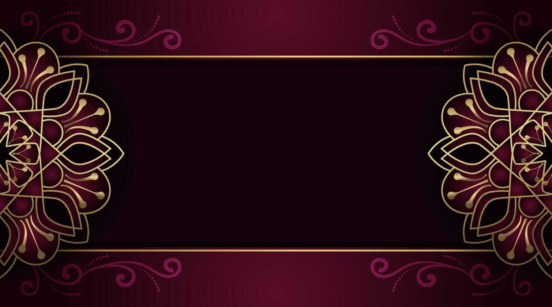 luxury background with mandala ornament vector