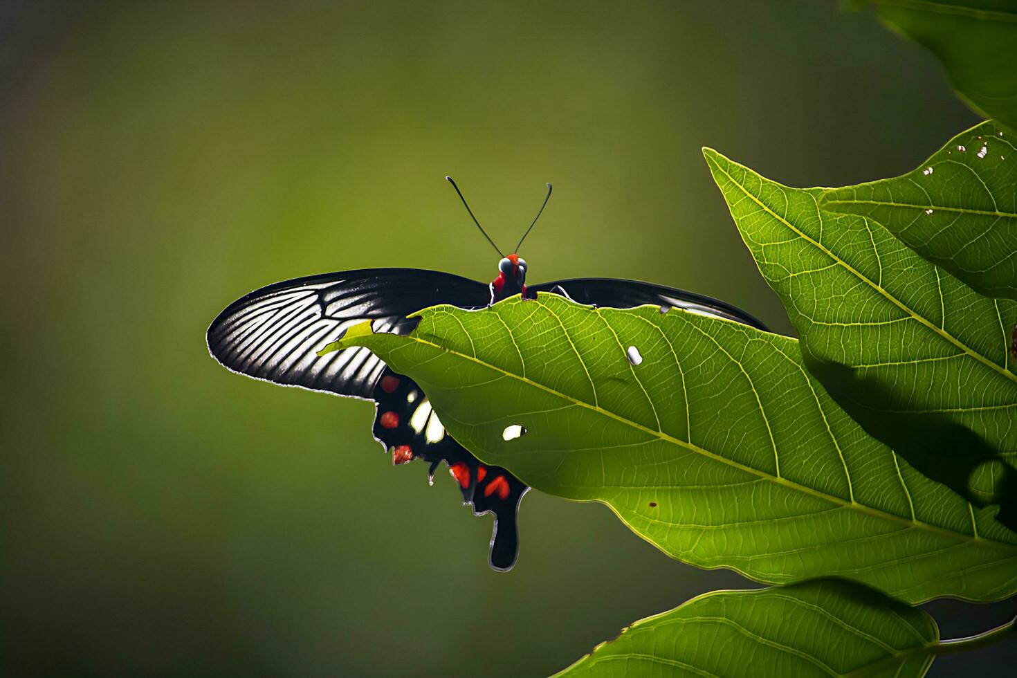 Monarch, Beautiful Butterfly Photography, Beautiful butterfly on flower, Macro Photography, Free Photo