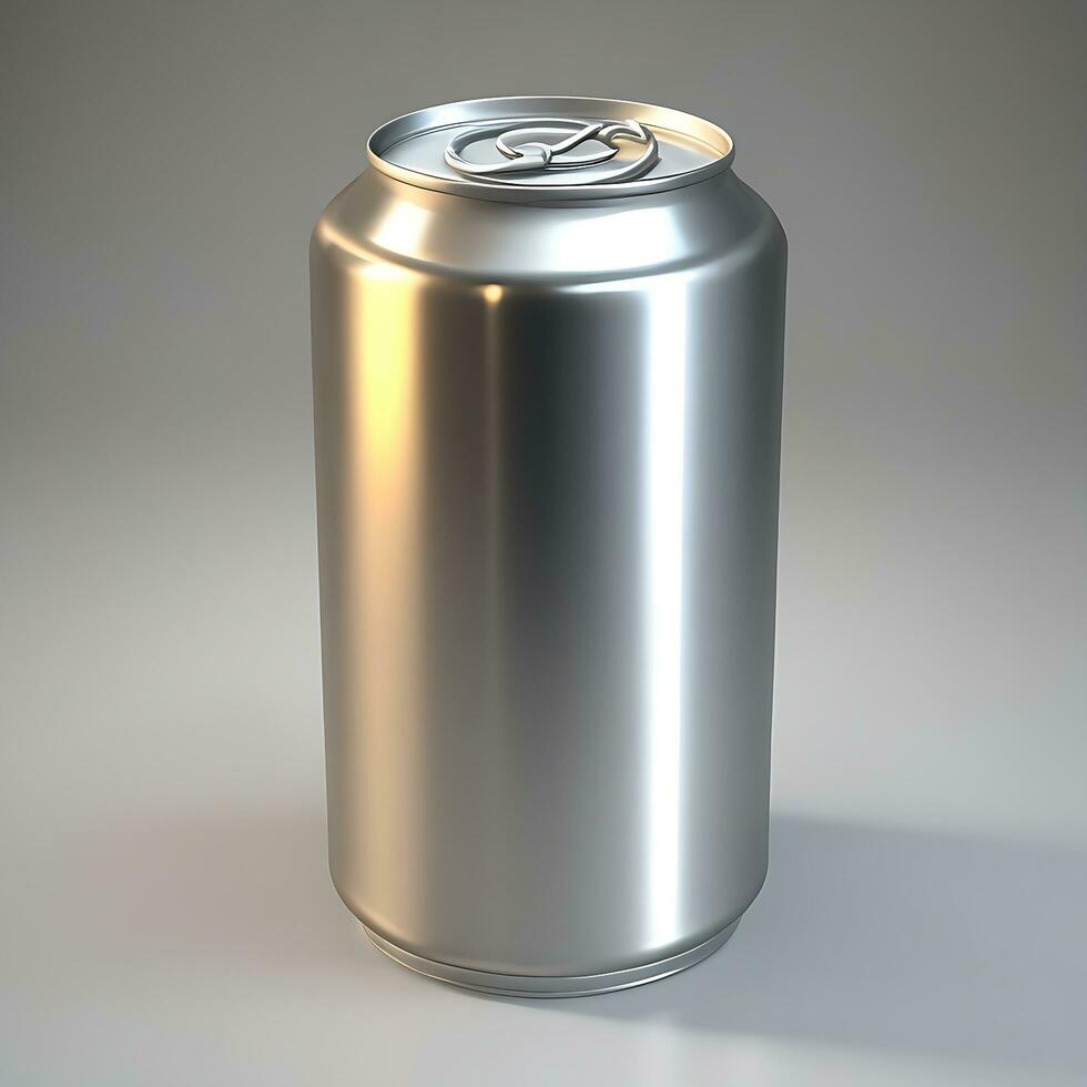 AI generated Metal , aluminum clean Reusable Water Bottle with Silver Bung Set Closeup Isolated photo