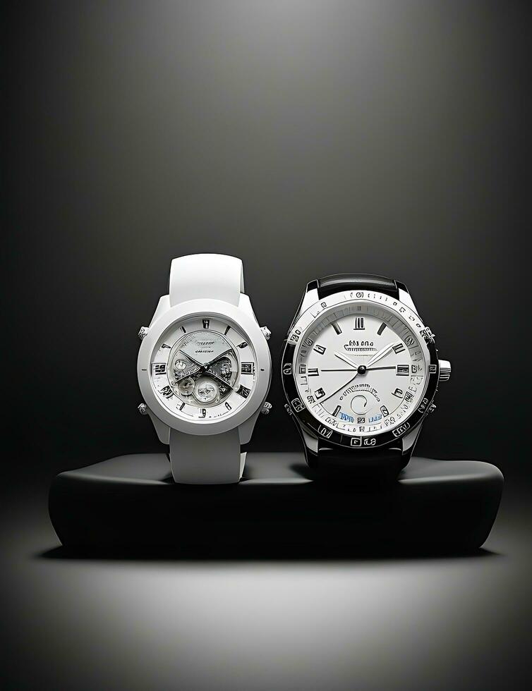 AI generated New Arrival Smartwatch with nice display Fashionable watch photo