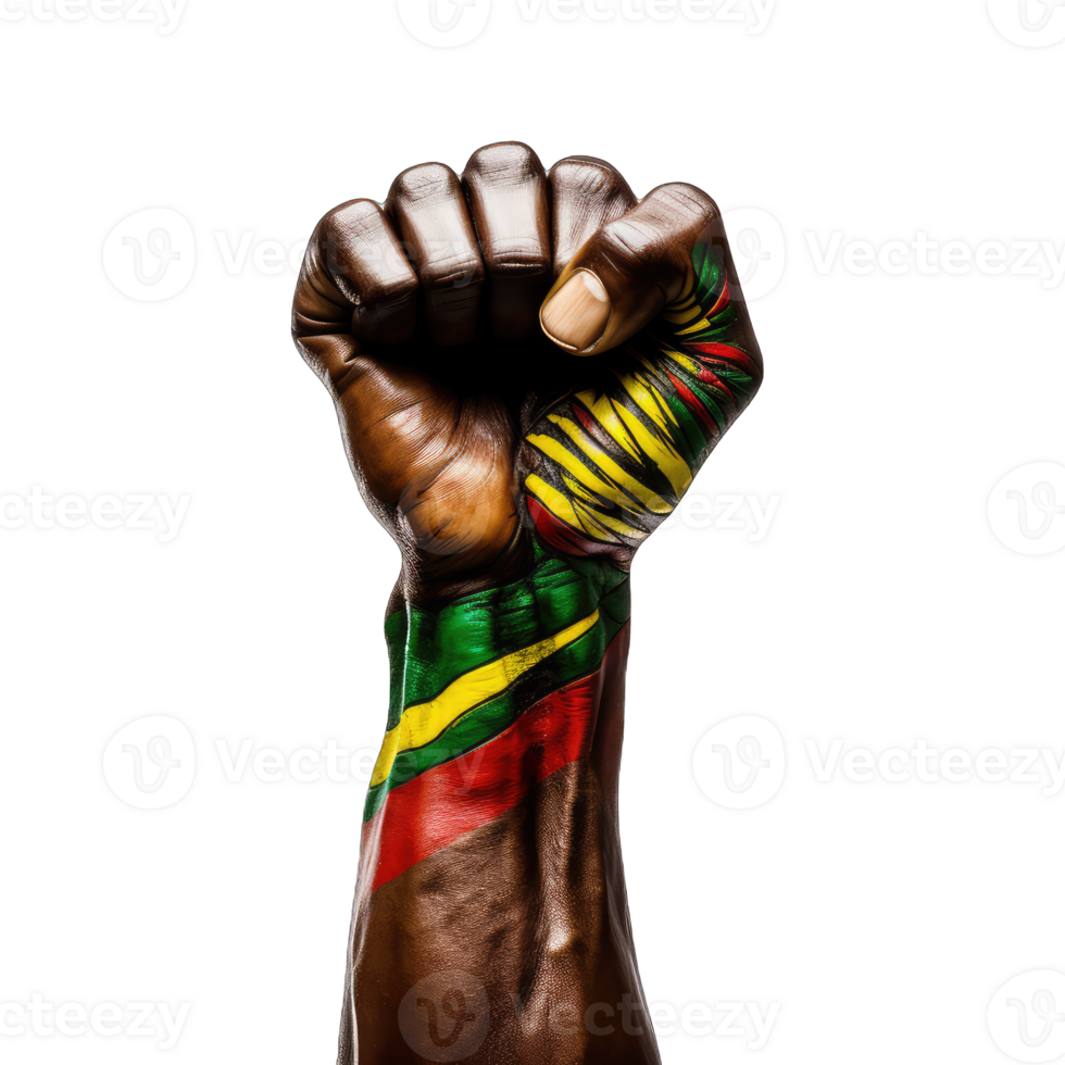 AI generated stand hand png