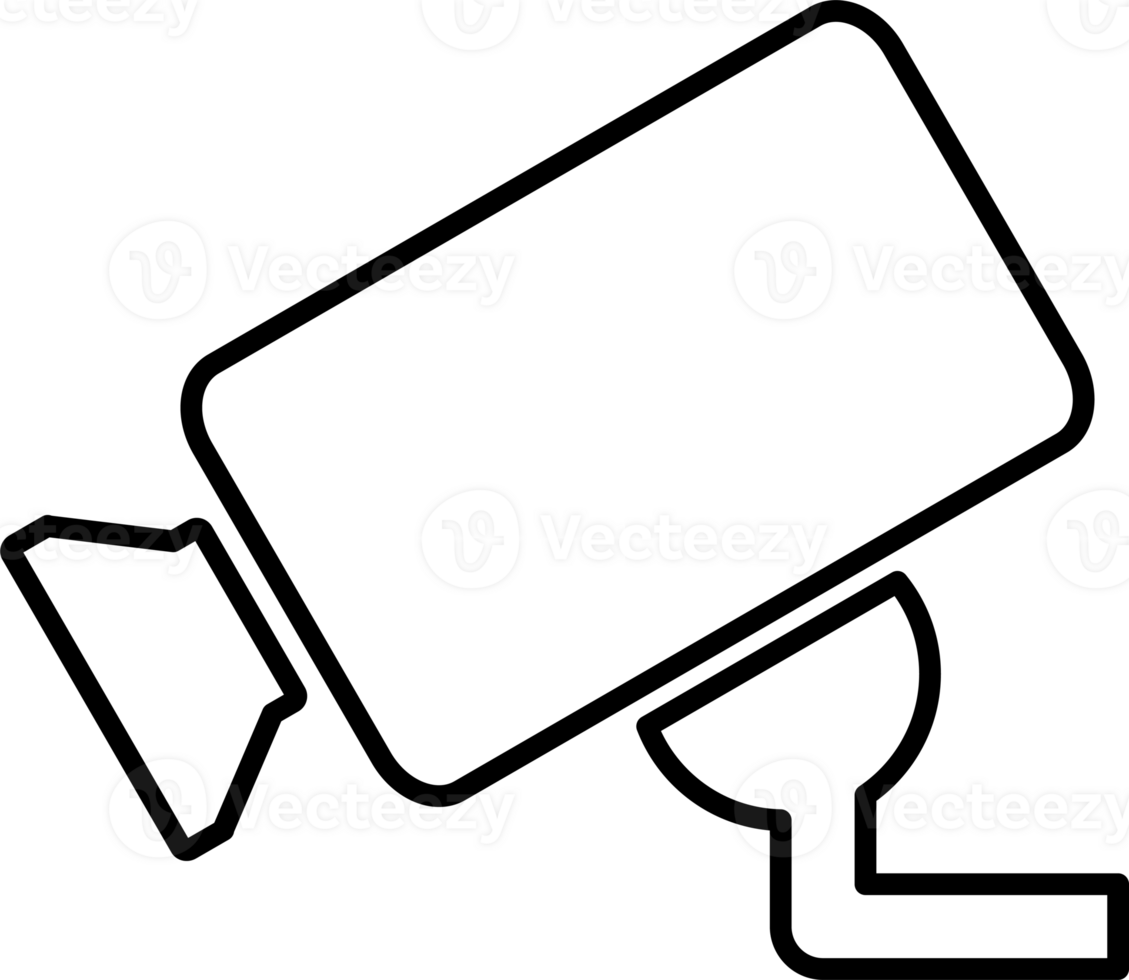 Security camera icon for graphic design, logo, web site, social media, mobile app, ui png
