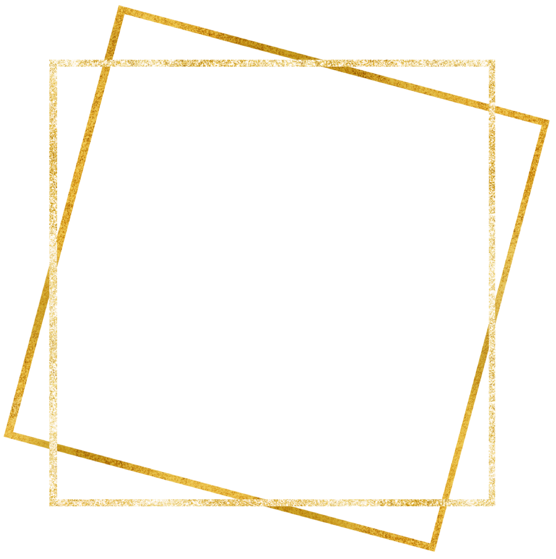 Gold Square Frame 35636301 PNG