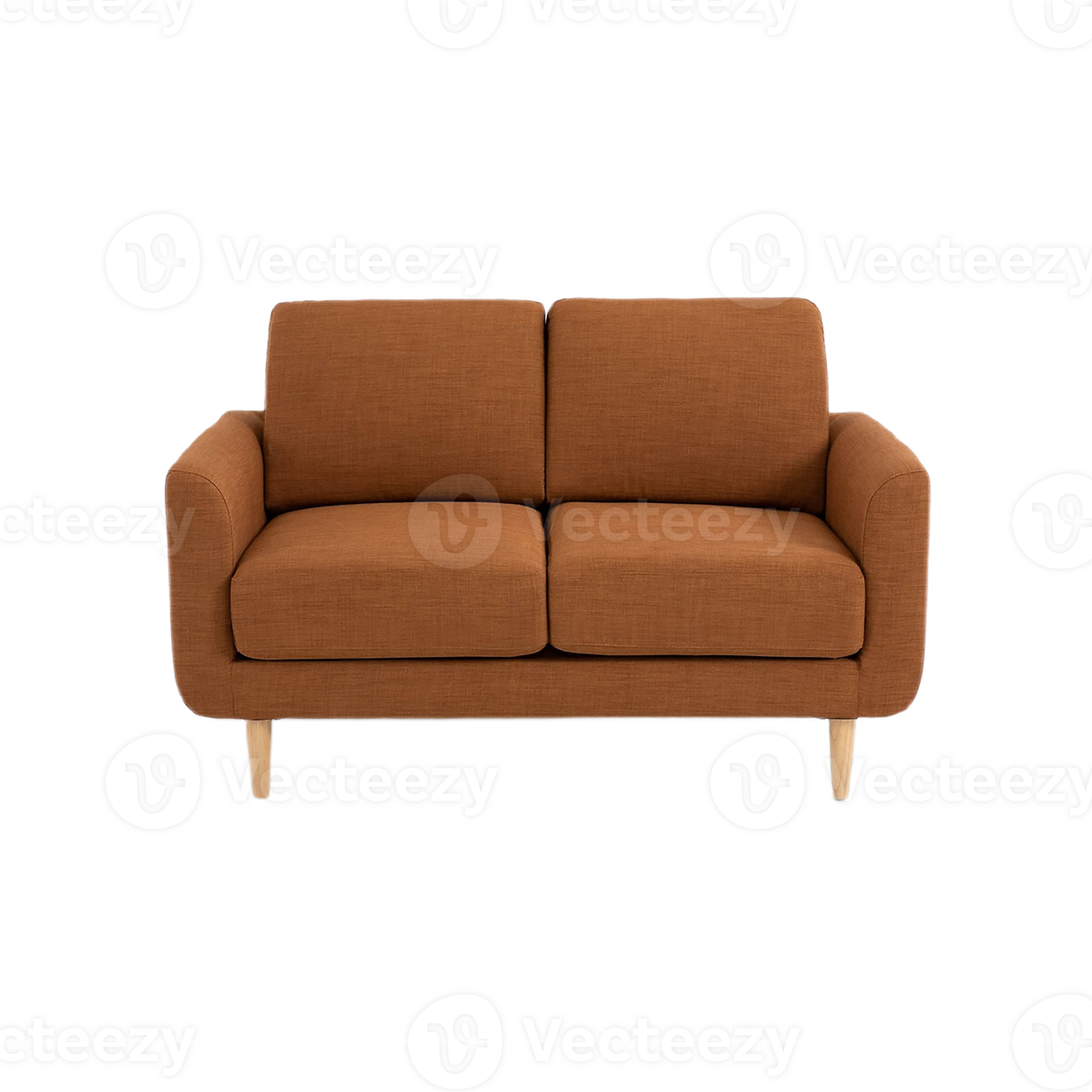 couch sofa front view 35638483 PNG