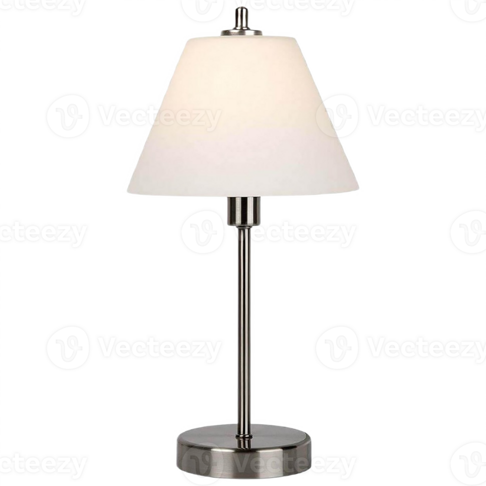 Light table lamp transparent background front view png