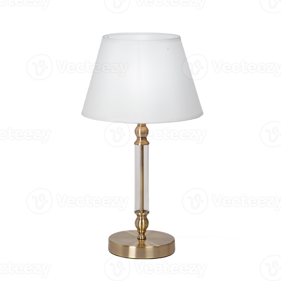 Light table lamp transparent background front view png