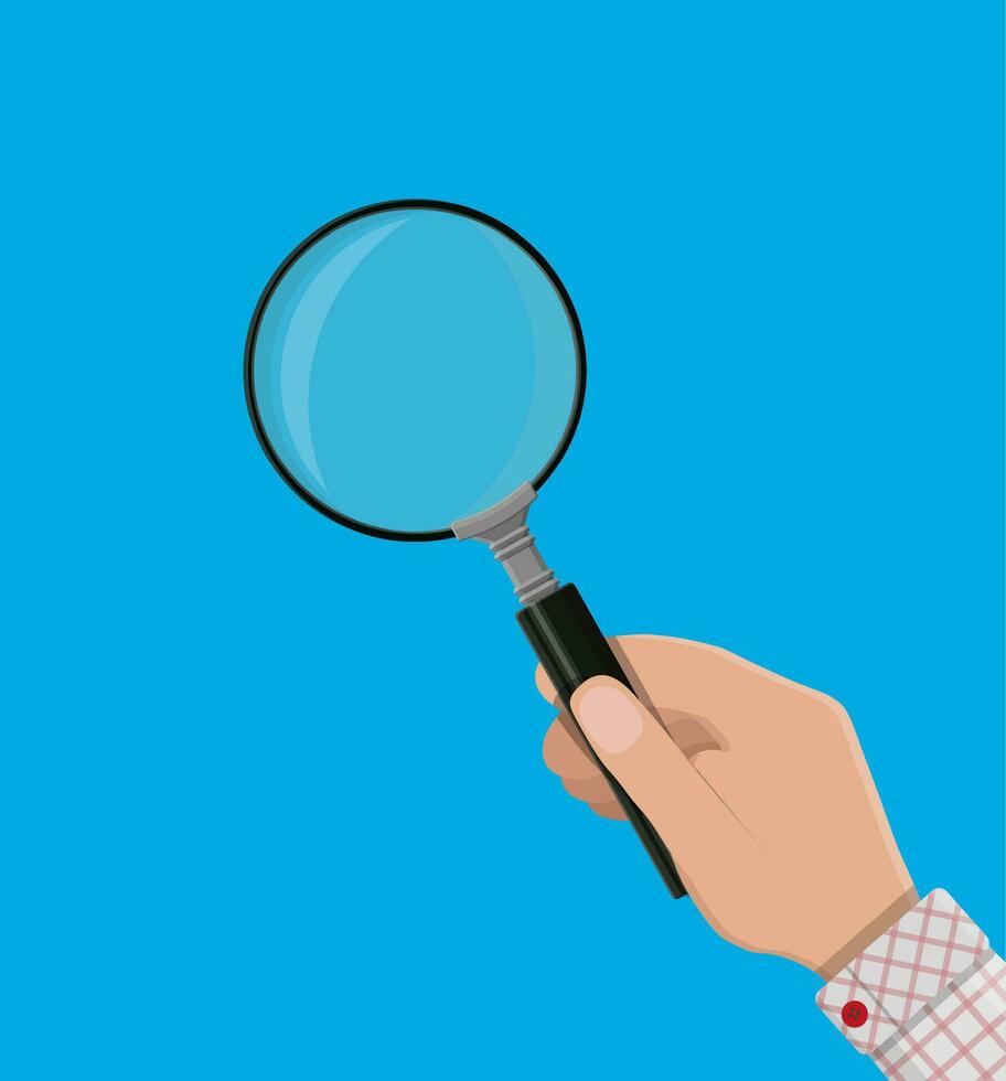 Magnifying Glass Charcoal Drawing 9593028 Vector Art at Vecteezy