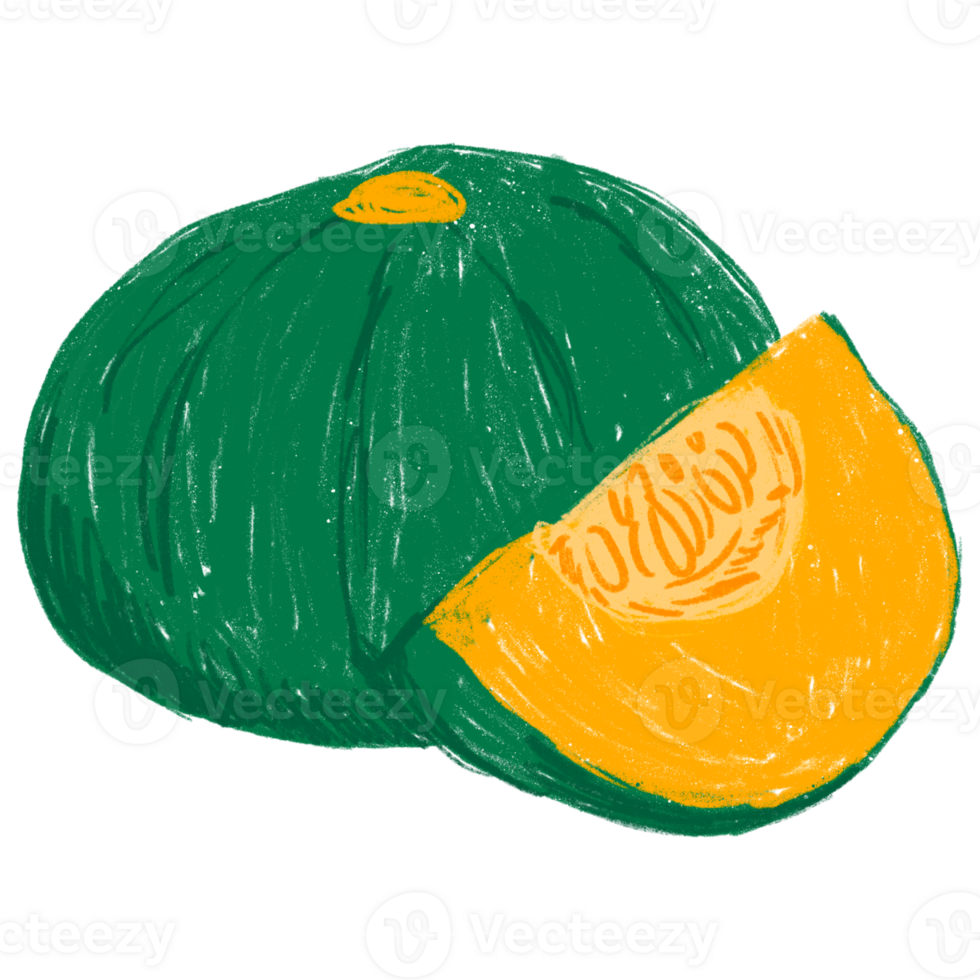 AI generated A Pumpkin Slice Gleams on Gray png