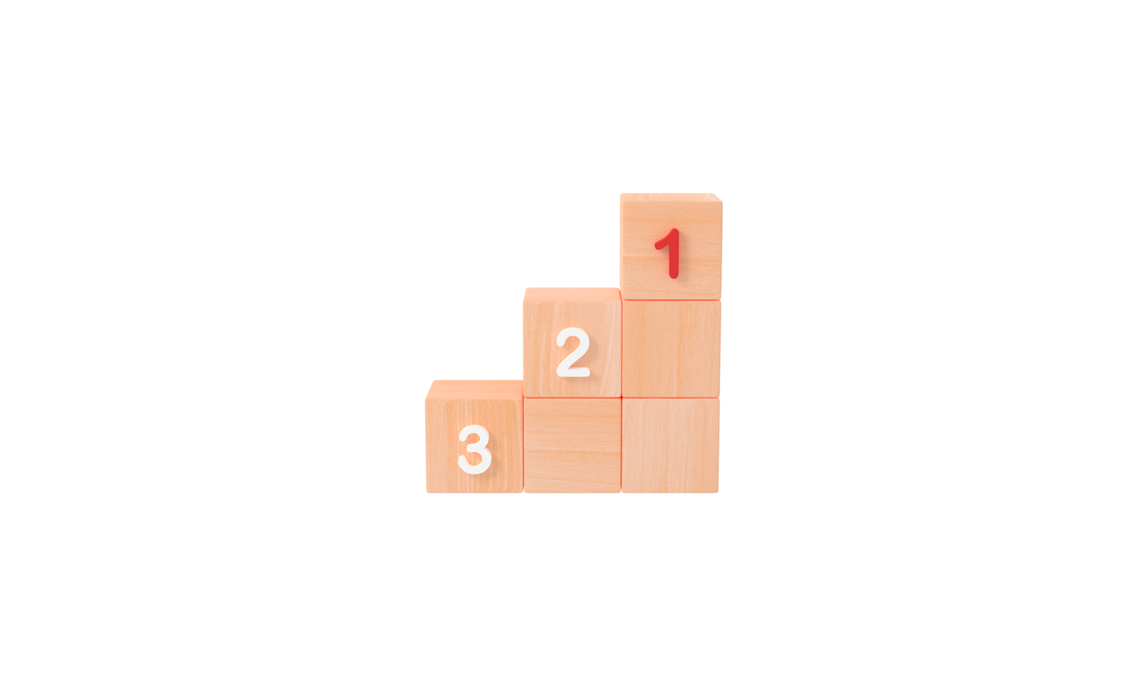 Business Task priority and management concept. The order of priority activity. Set work priority, arrange to do list. Wood cube blocks text number first, second, third. PNG
