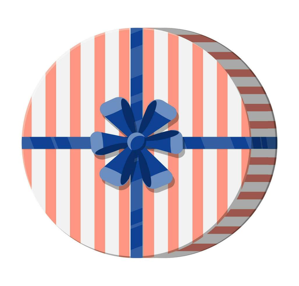 Gift box on white. vector