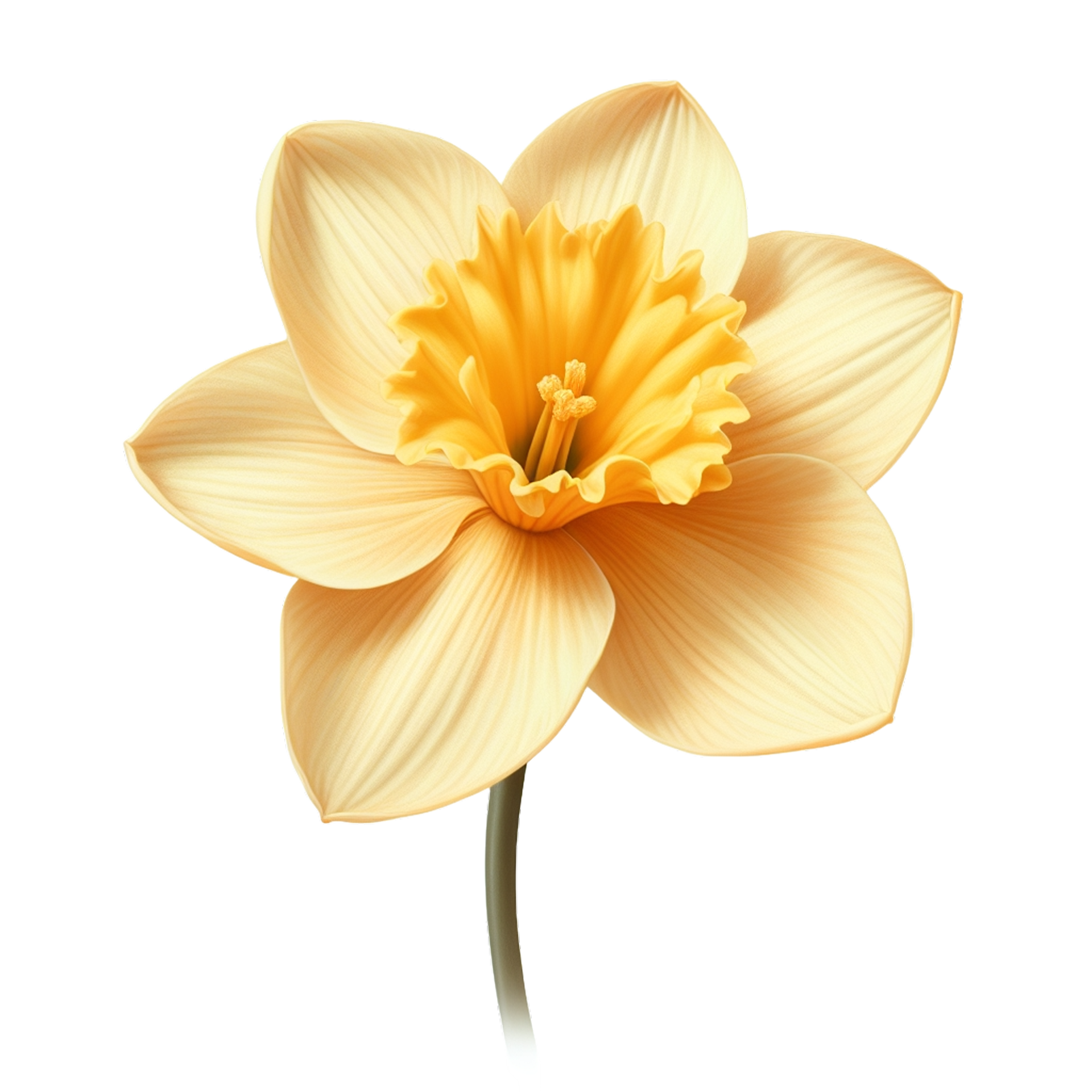 AI generated yellow lily PNG 35639810 PNG