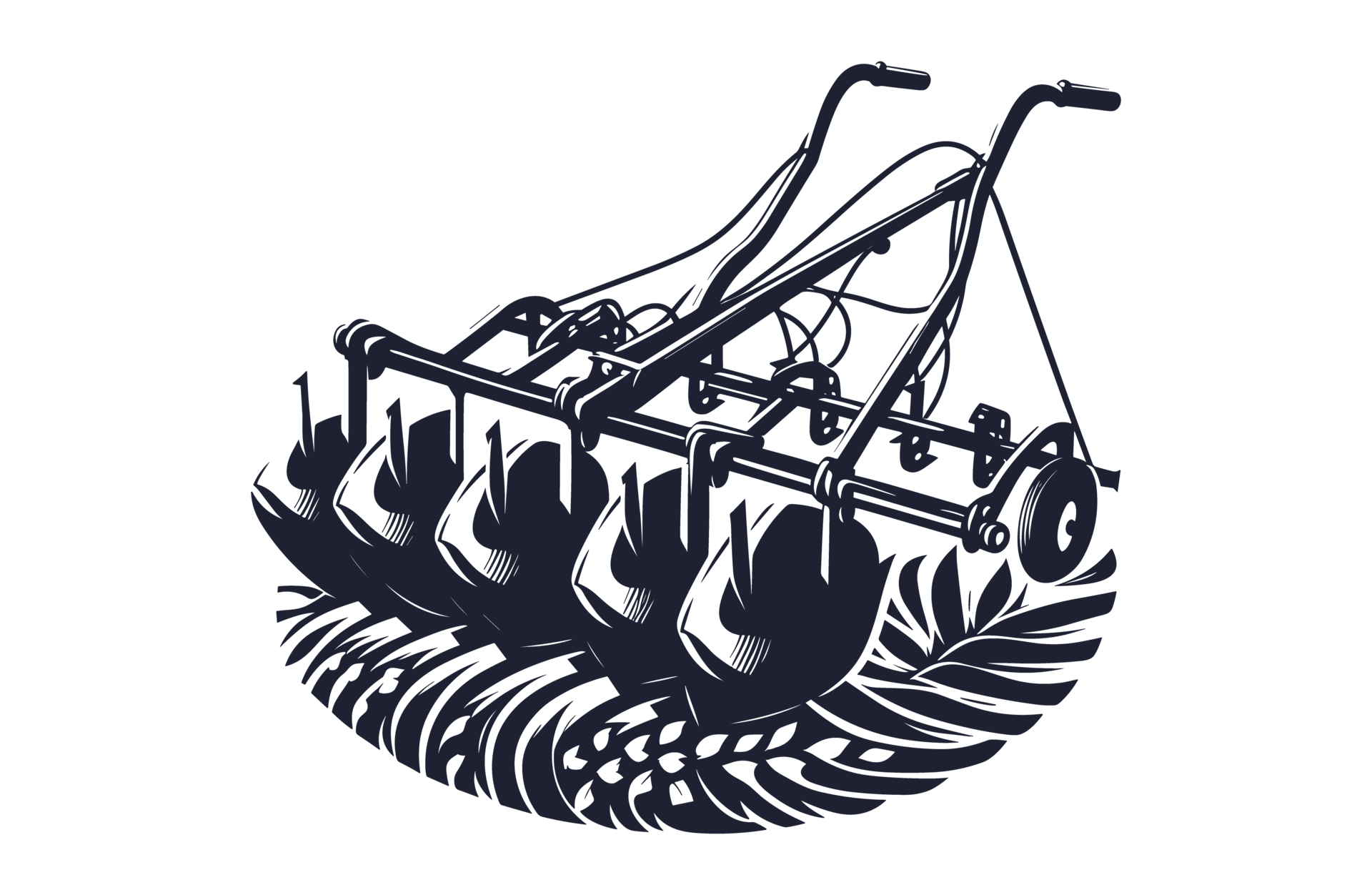 Cultivator Farm Tools Illustration Silhouette PNG File 35640121 PNG